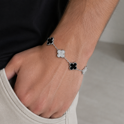 Bracelet - Noir et Argent